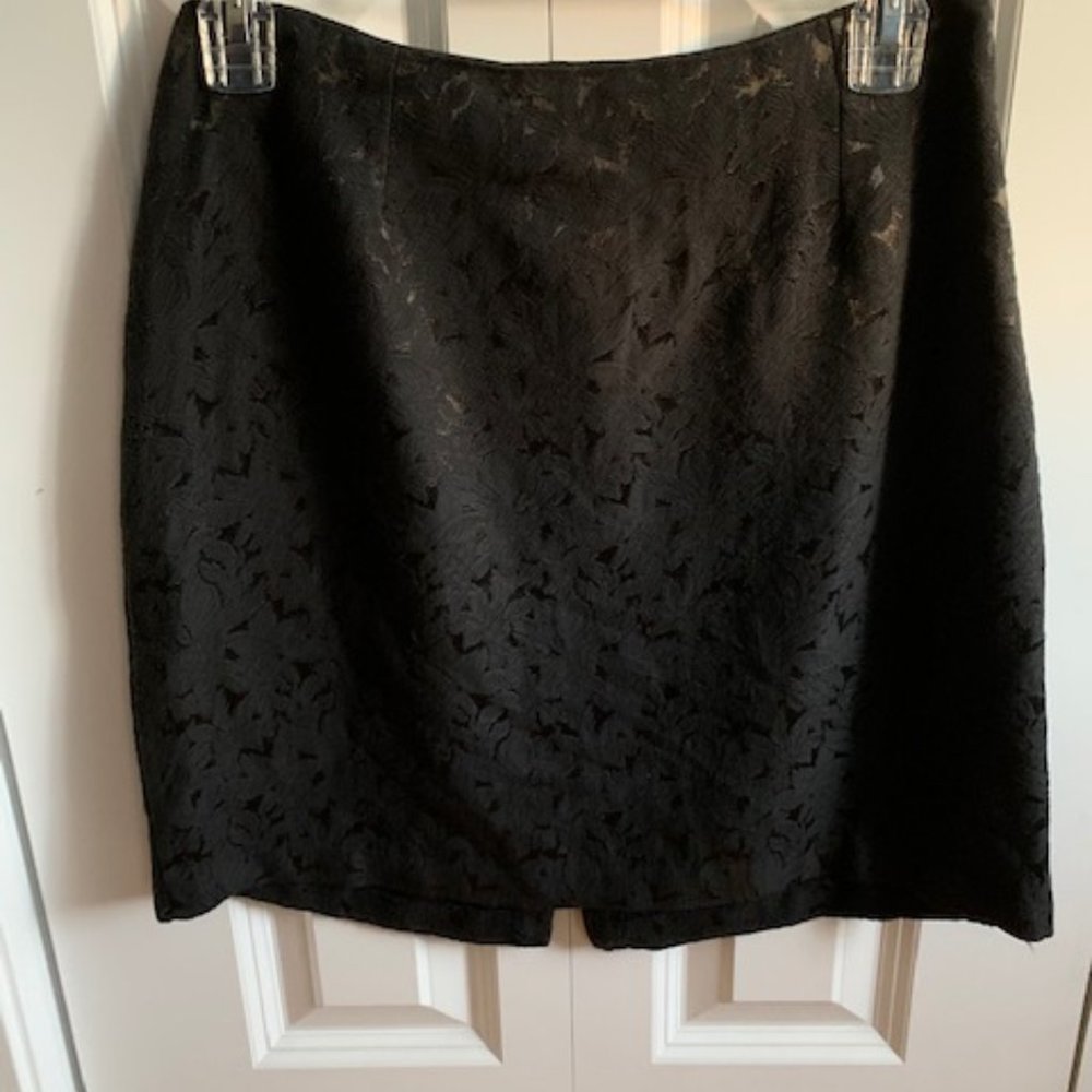 Vintage Black Pattern Skirt